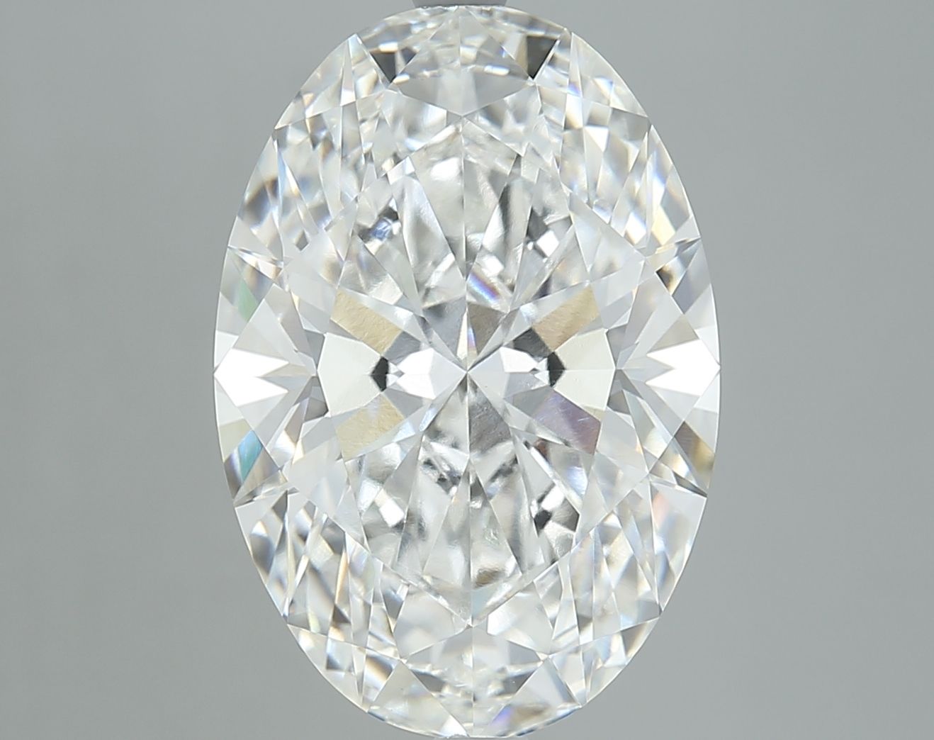 7.09 ct. oval Lab Grown Diamond front image
