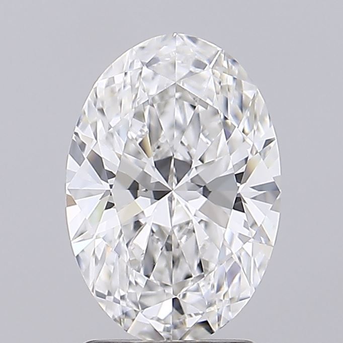 2.08 ct. oval Lab Grown Diamond front image