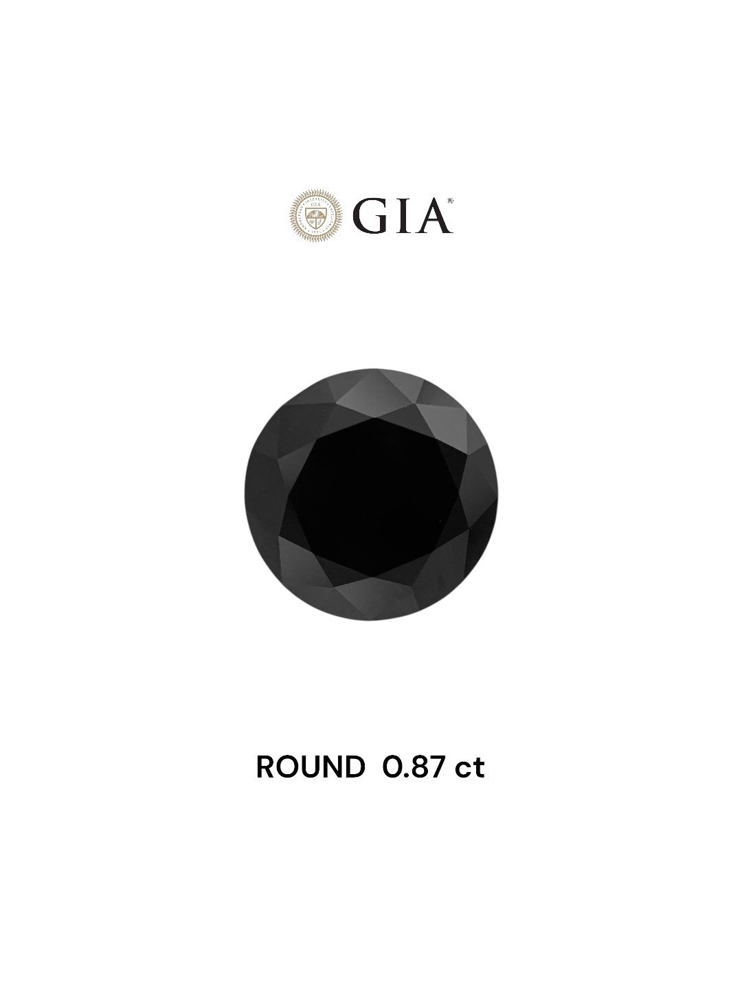 0.87 ct Round diamond