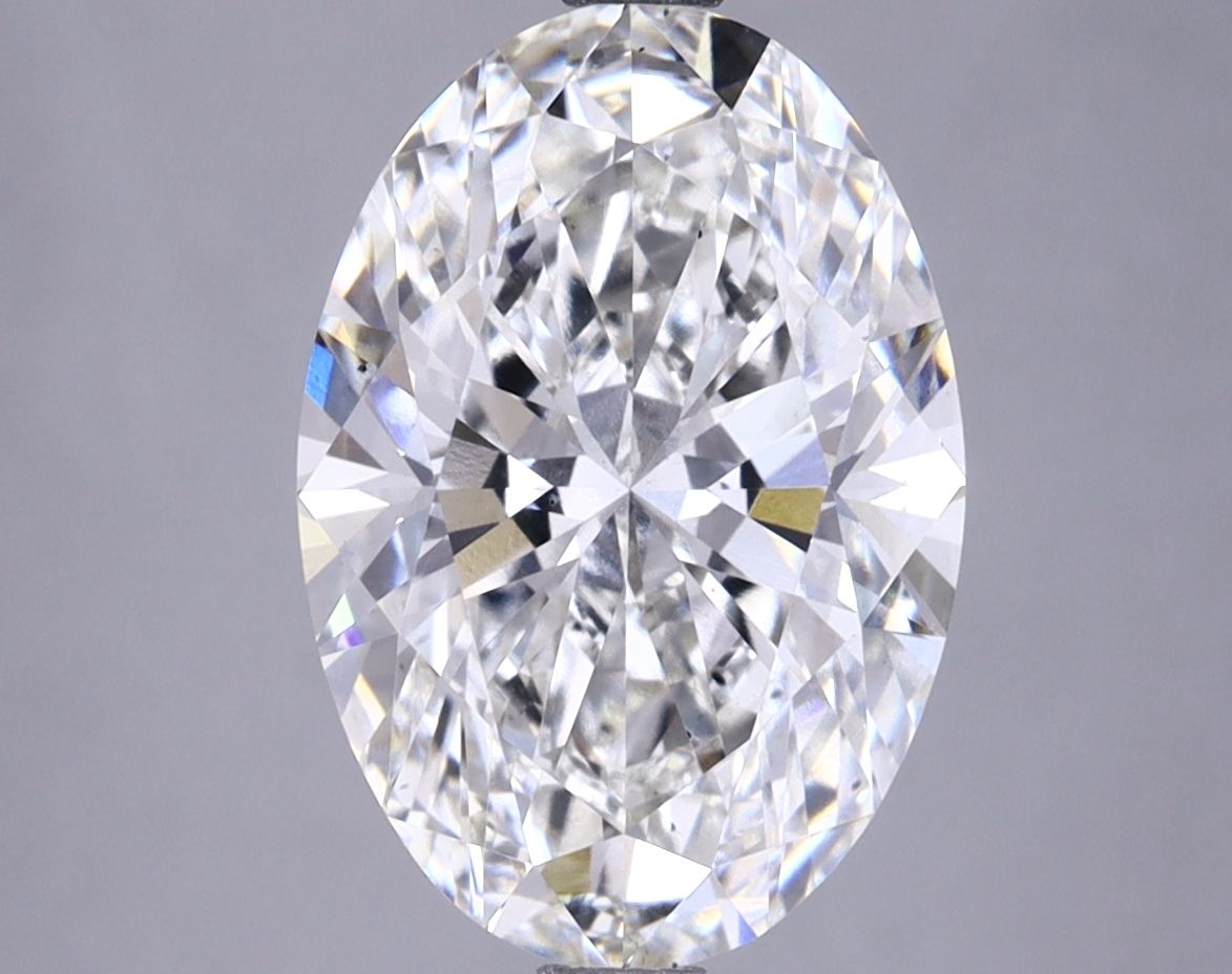 3.65 ct. oval Lab Grown Diamond front image