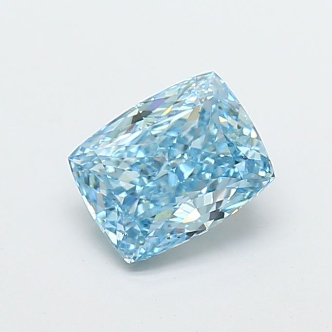 1.6 CT Fancy Vivid Blue CUSHION MODIFIED