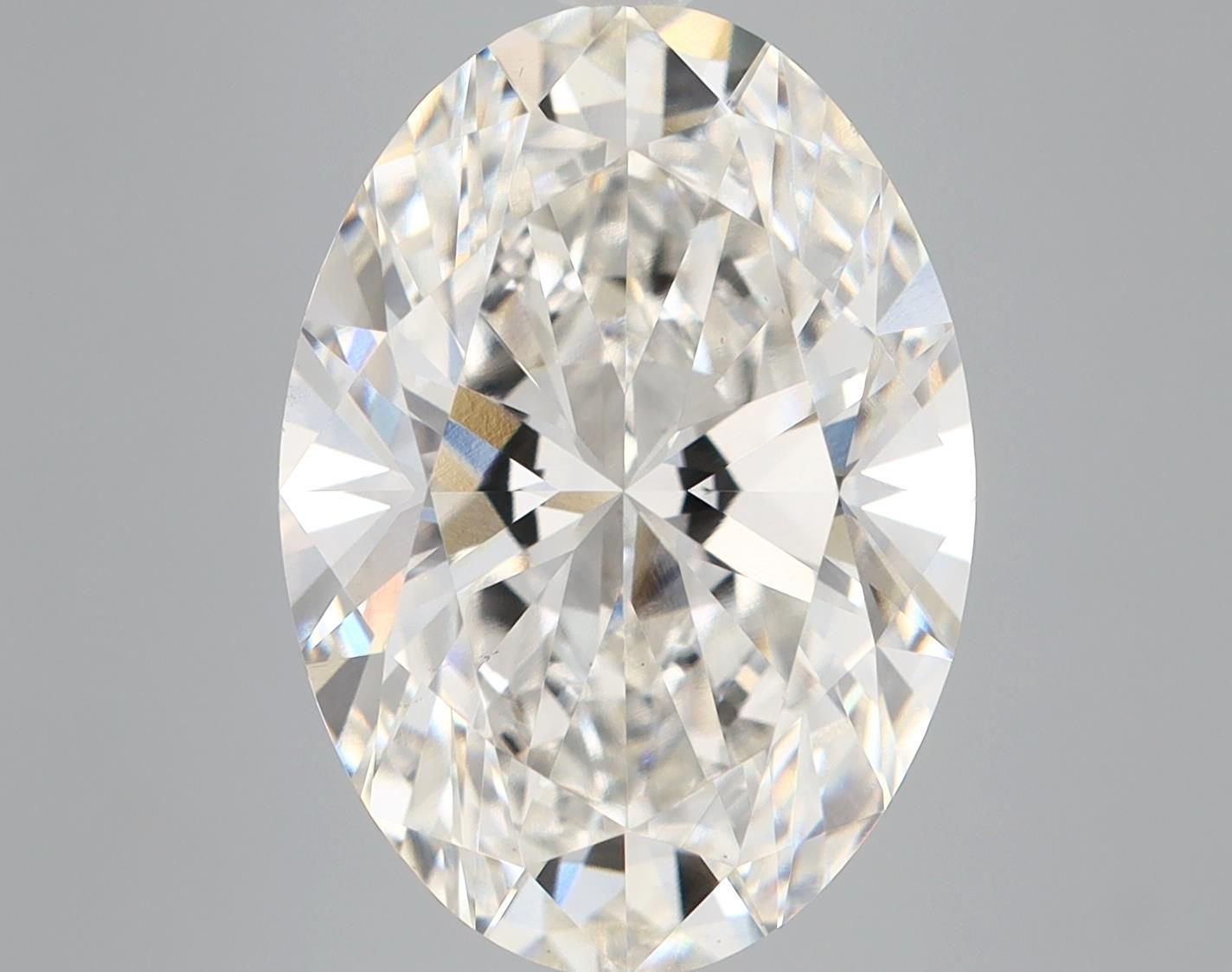 7.42 ct. oval Lab Grown Diamond front image