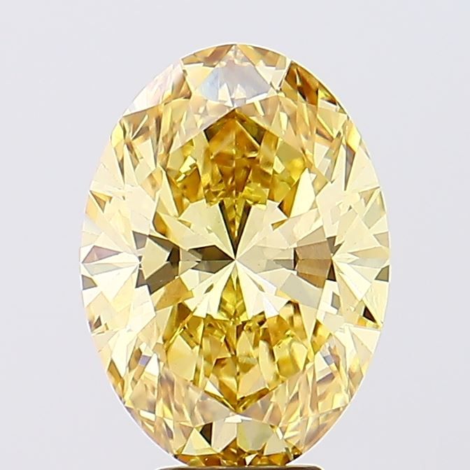 6.30 ct. oval Lab Grown Diamond front image