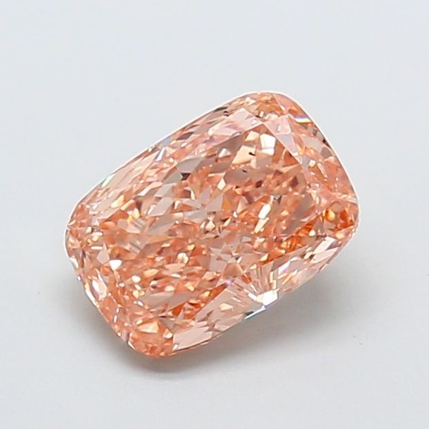 2.03 CT Fancy Orangey Brown CUSHION MODIFIED