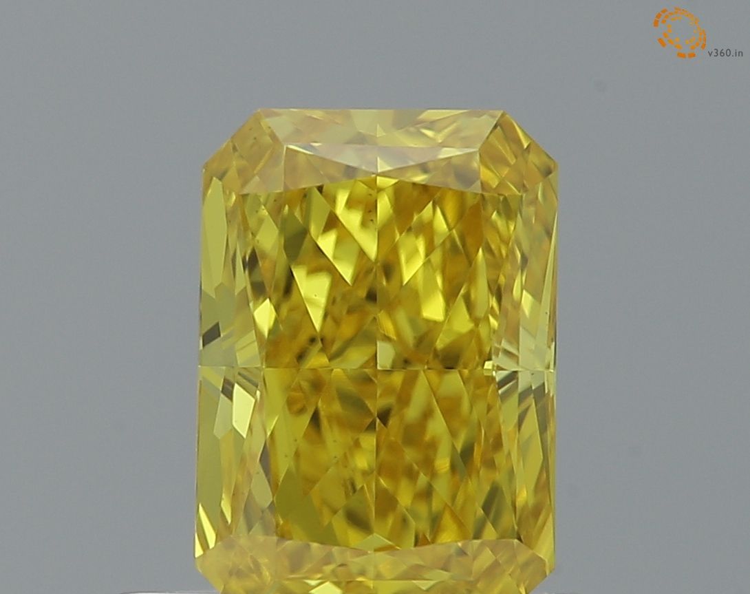 0.7 CT Fancy Vivid Yellow RADIANT