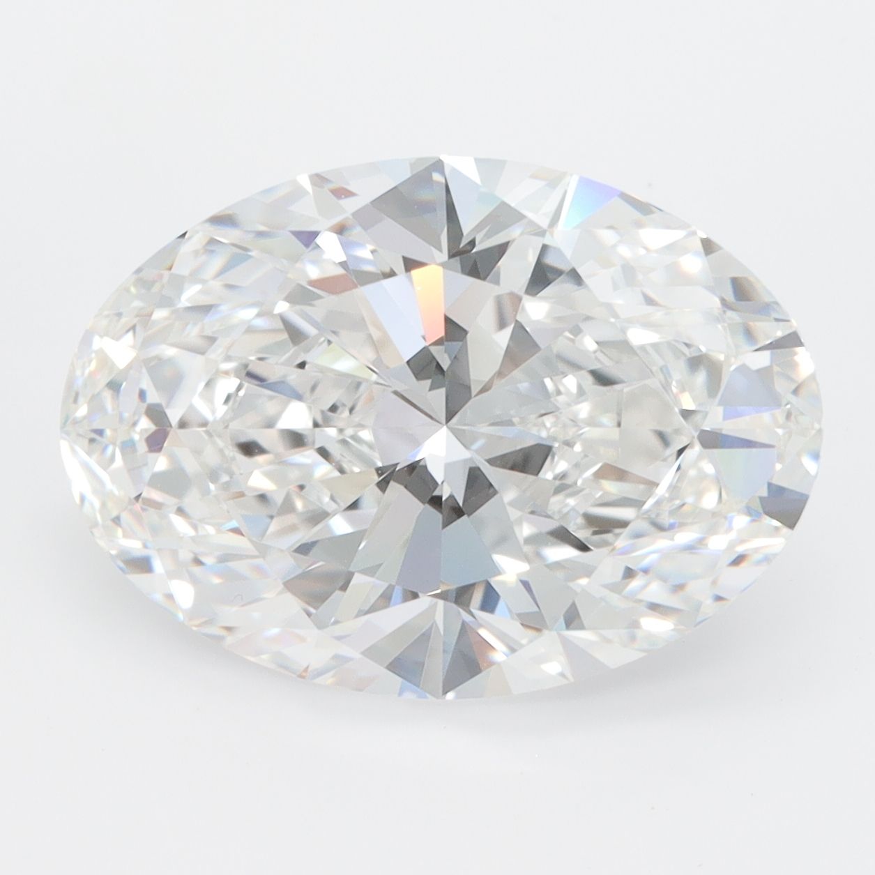5.27 ct. oval Lab Grown Diamond front image