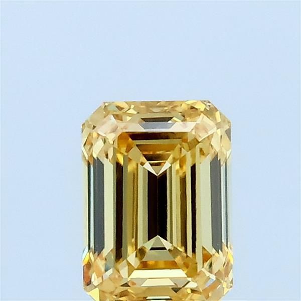 0.73 CT Fancy Intense Yellow EMERALD