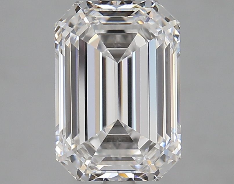 Diamant Émeraude 3.33 ct - Couleur D - Pureté VVS1