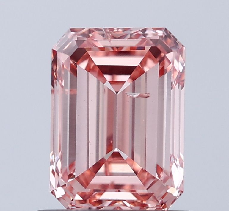 1.0 CT Fancy Intense Pink EMERALD