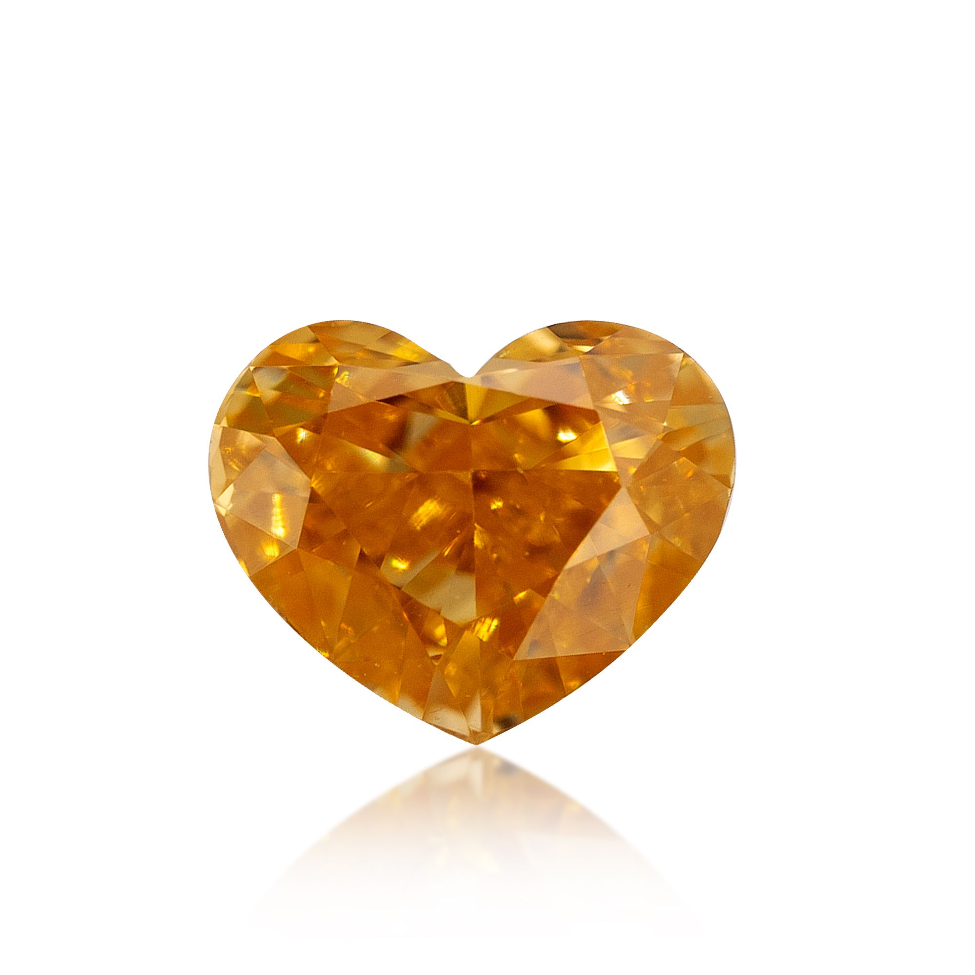 Diament 0.22 ct Fancy Vivid Orange Yellow/VS2