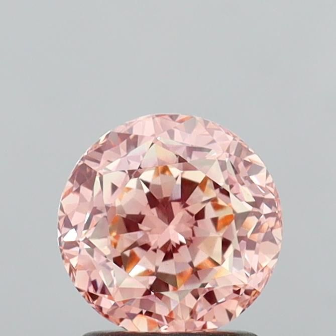 1.78 CT Fancy Light Pink Brown ROUND