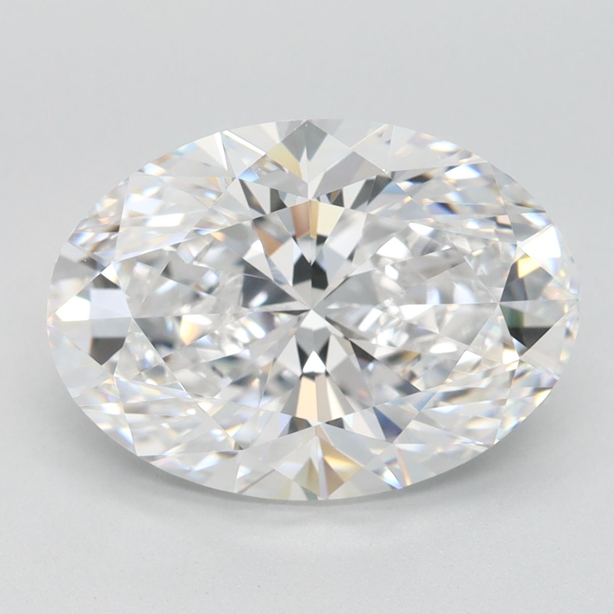 4.35 ct. oval Lab Grown Diamond front image