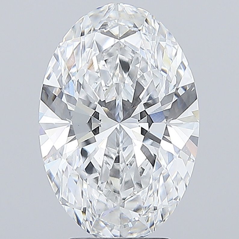5.02 ct. oval Lab Grown Diamond front image