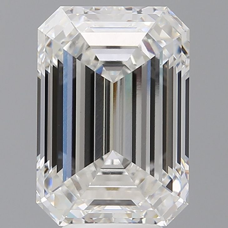 6.07 ct. emerald Lab Grown Diamond front image