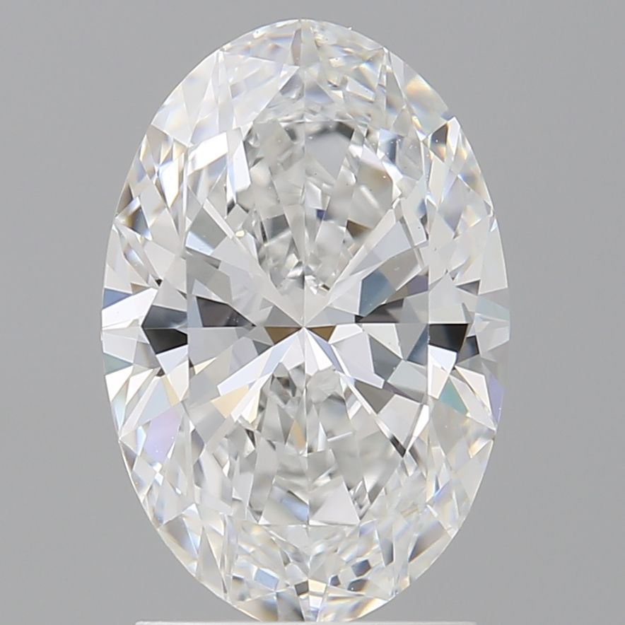 2.10 ct. oval Lab Grown Diamond front image