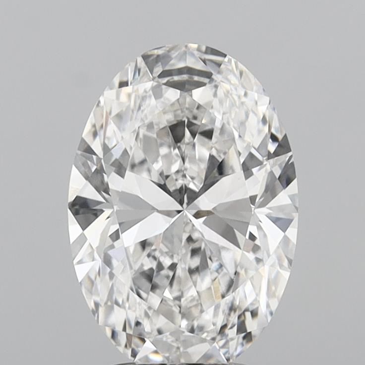 3.06 ct. oval Lab Grown Diamond front image