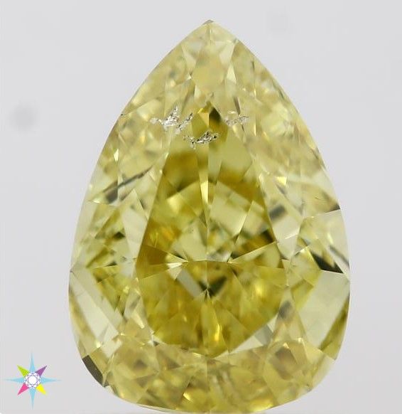 Diament 1.0 ct Fancy Vivid Yellow/SI2