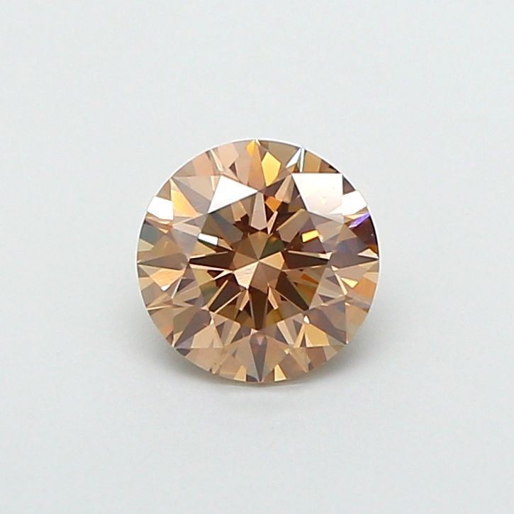 1.02 CT Fancy Light Brown ROUND