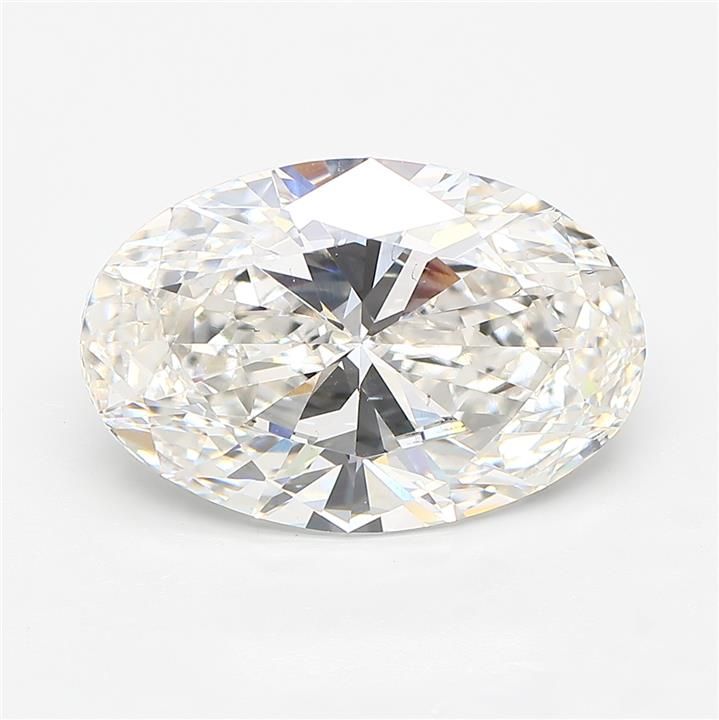 6.56 ct. oval Lab Grown Diamond front image