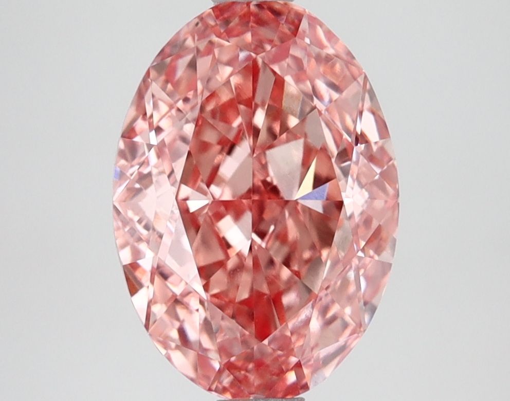 2.84 ct. oval Lab Grown Diamond front image