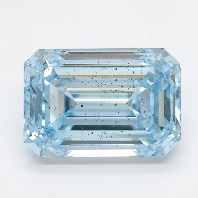 2.05 CT Fancy Intense Blue EMERALD