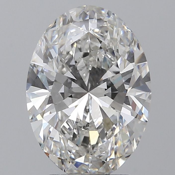 3.78 ct. oval Lab Grown Diamond front image