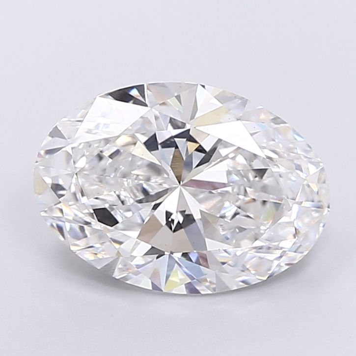 5.71 ct. oval Lab Grown Diamond front image