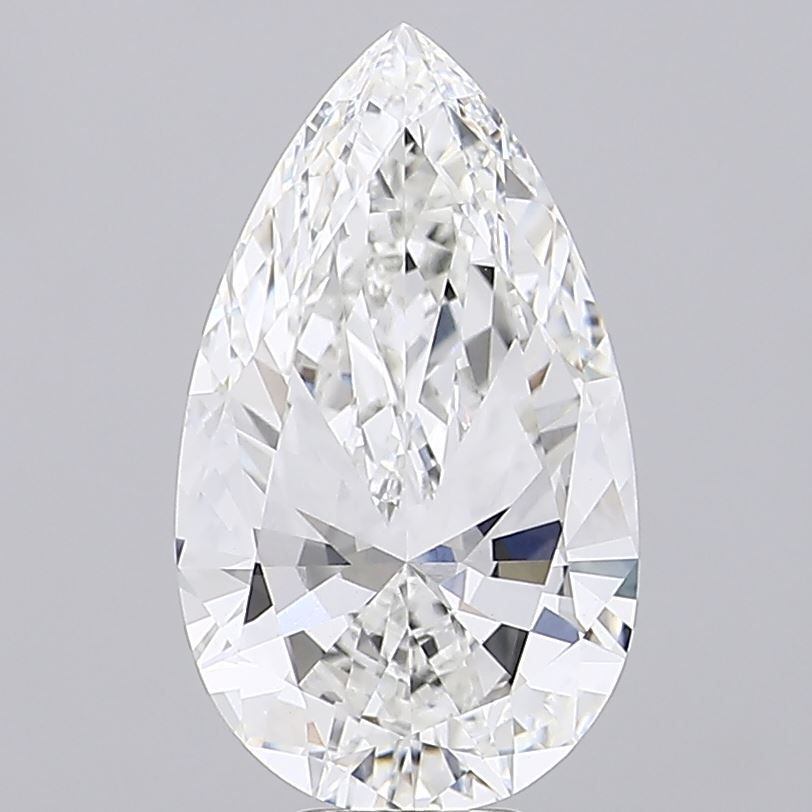 9.01 ct. pear Lab Grown Diamond front image