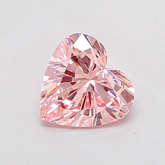 1.33 CT Fancy Intense Pink HEART