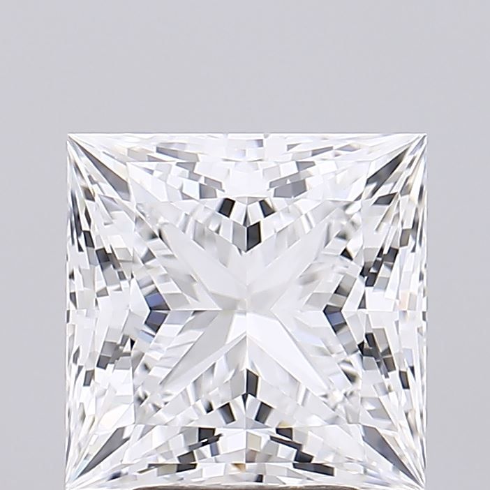 4.02 ct. princess Lab Grown Diamond front image
