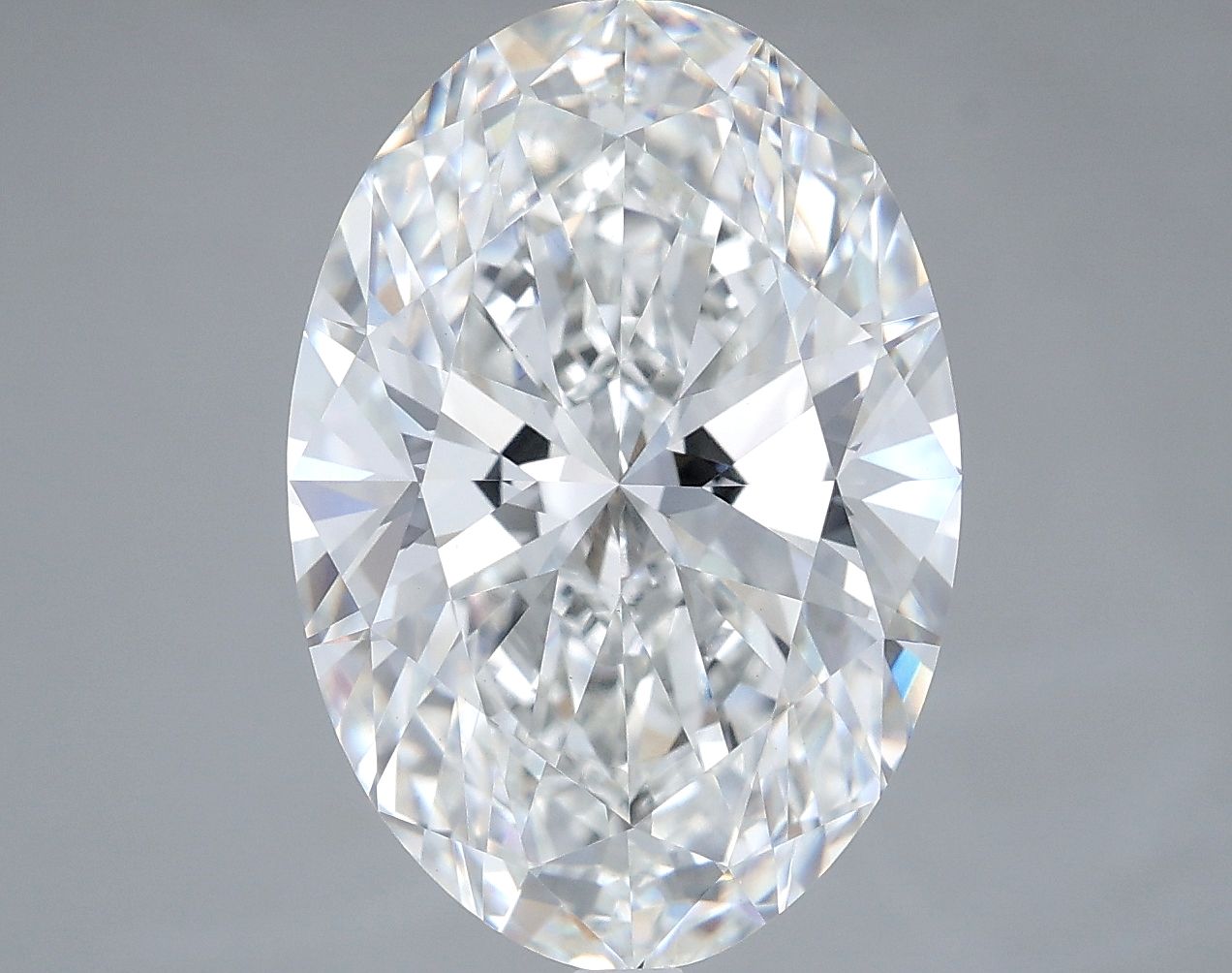 6.57 ct. oval Lab Grown Diamond front image