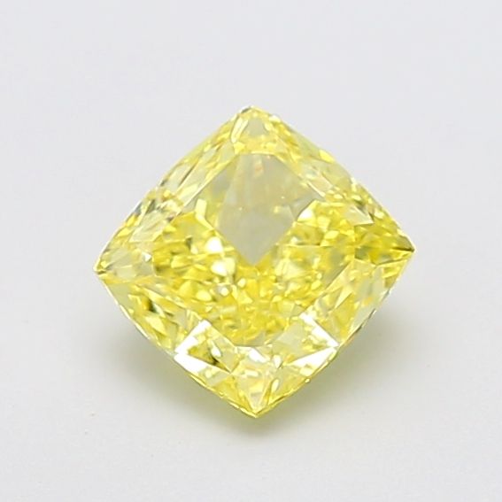1.32 CT Fancy Intense Yellow CUSHION MODIFIED