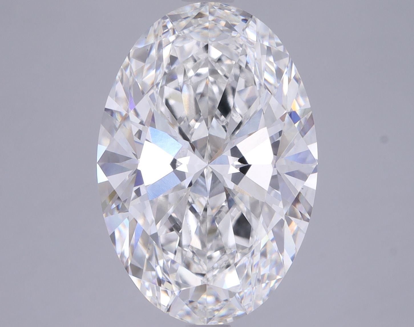 5.29 ct. oval Lab Grown Diamond front image