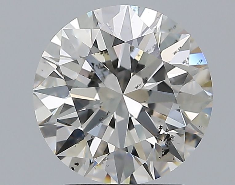 Diamant Rond 2.52 ct - Couleur H - Pureté SI2