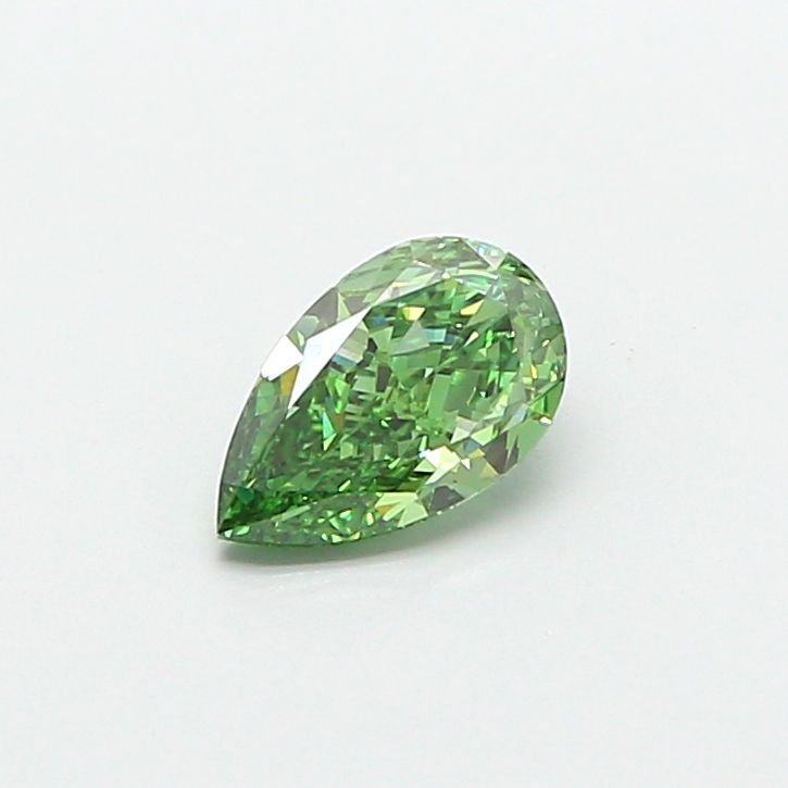 1.02 CT Fancy Vivid Green PEAR