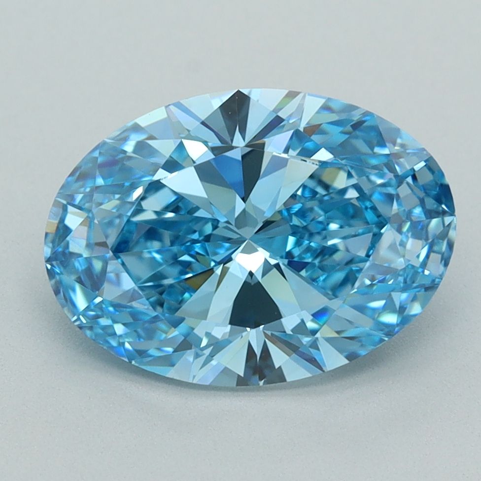 3.01 ct. oval Lab Grown Diamond front image