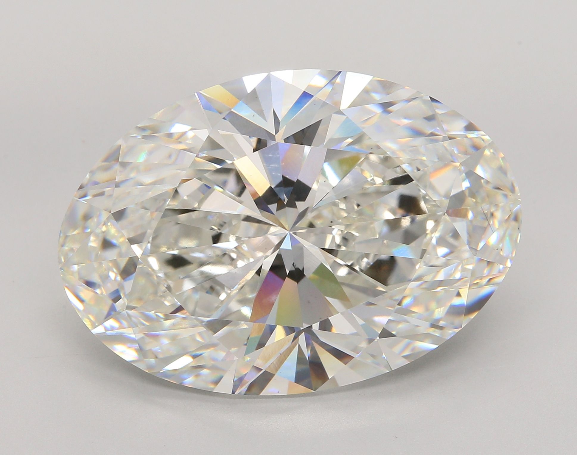 32.92 ct. oval Lab Grown Diamond front image