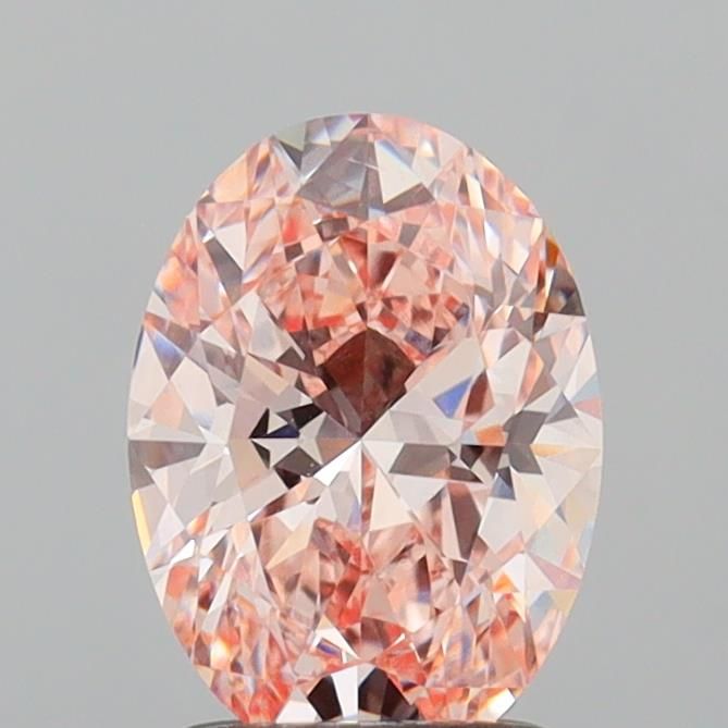 1.51 CT Fancy Intense Pink OVAL