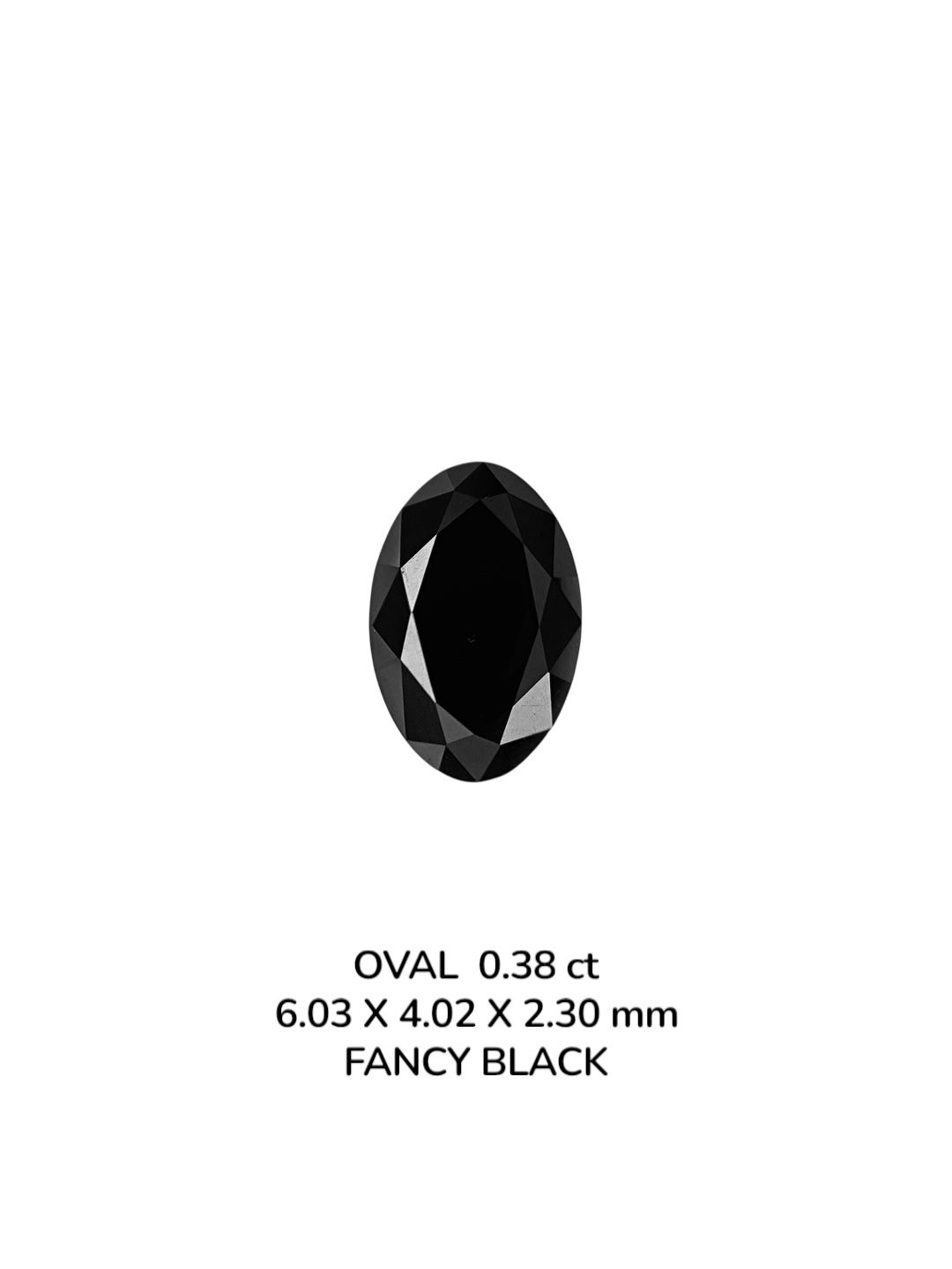 Diament 0.38 ct Fancy Black/VVS2