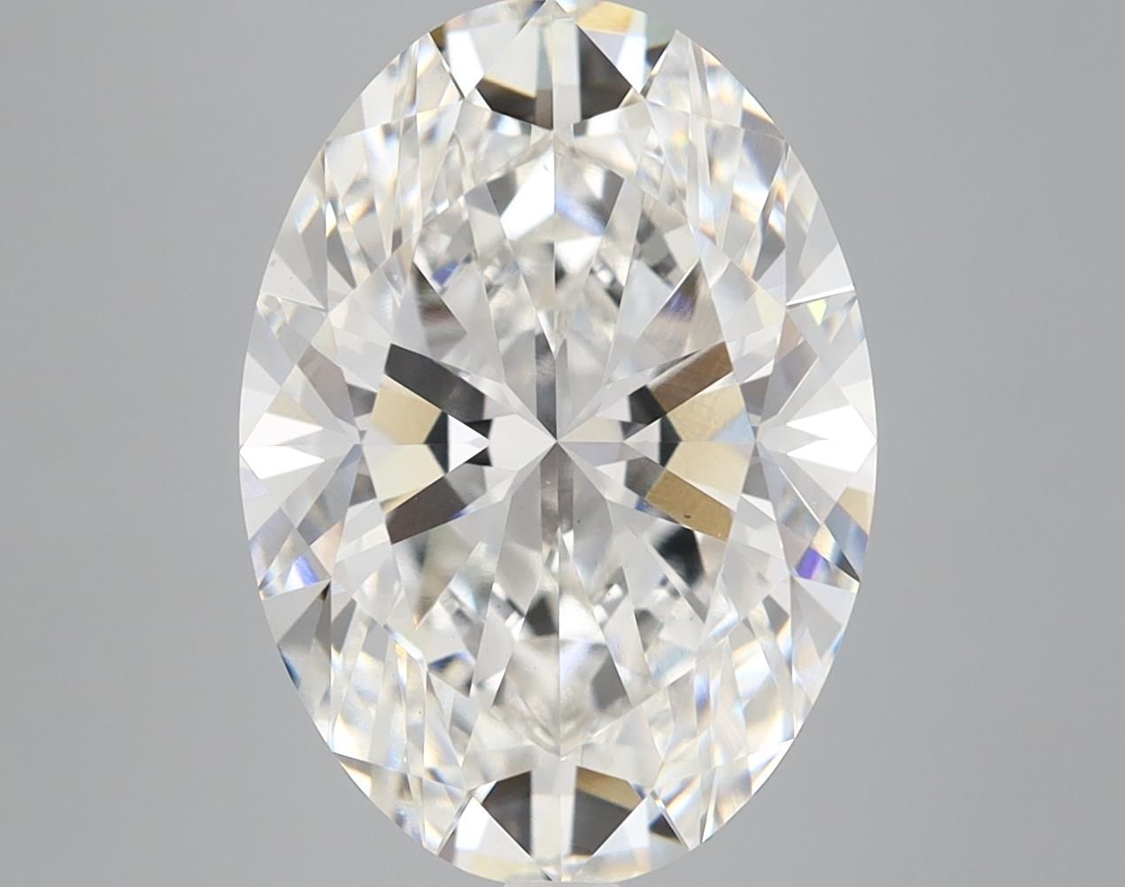 5.58 ct. oval Lab Grown Diamond front image