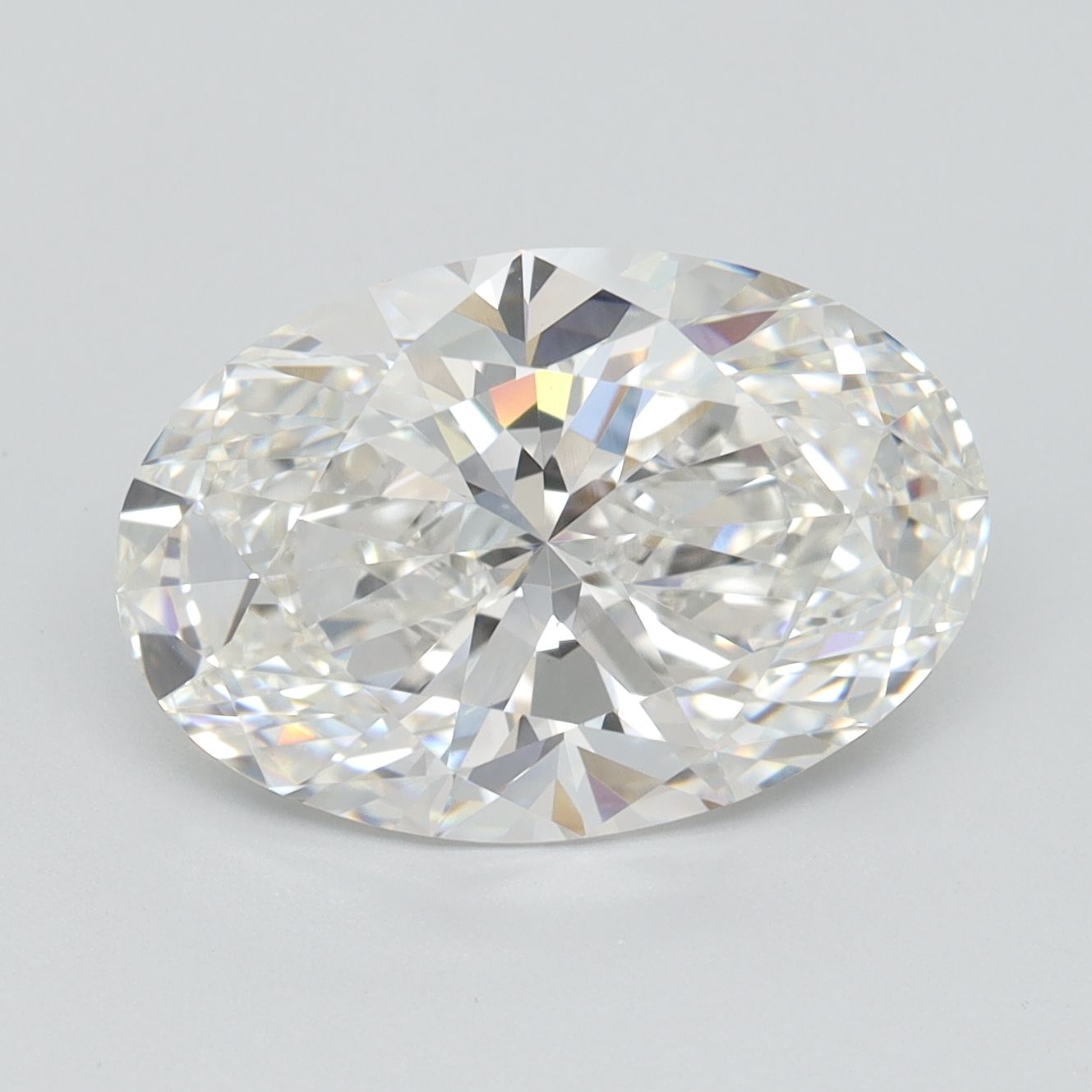 5.51 ct. oval Lab Grown Diamond front image