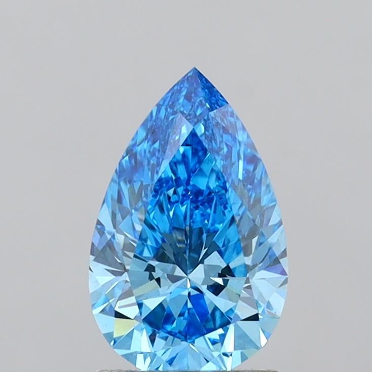 1.53 CT Fancy Vivid Blue PEAR