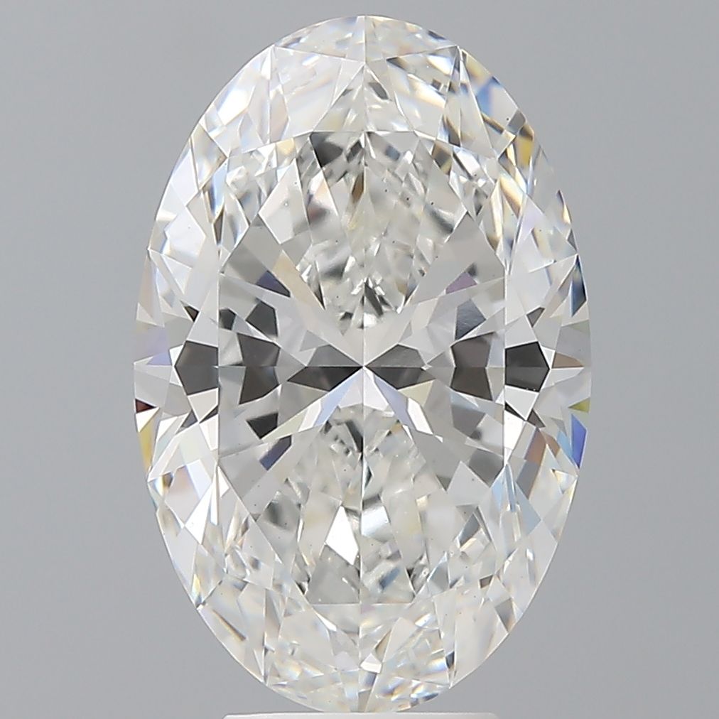 5.55 ct. oval Lab Grown Diamond front image
