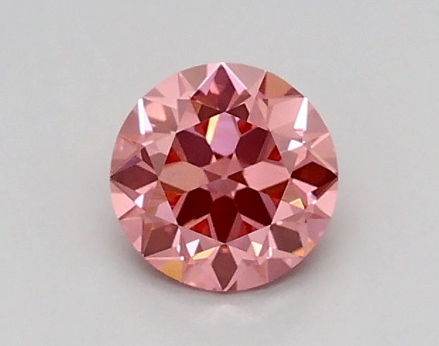 0.34 CT Fancy Vivid Pink OLD EUROPEAN CUT