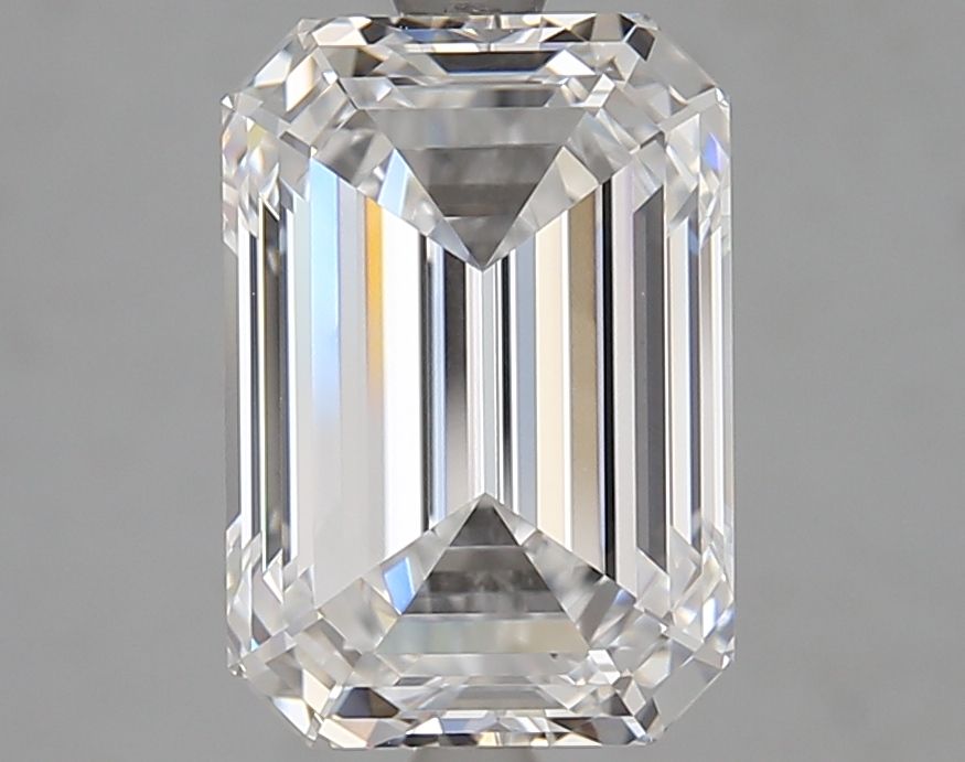 Diamant Émeraude 4.13 ct - Couleur D - Pureté VVS1