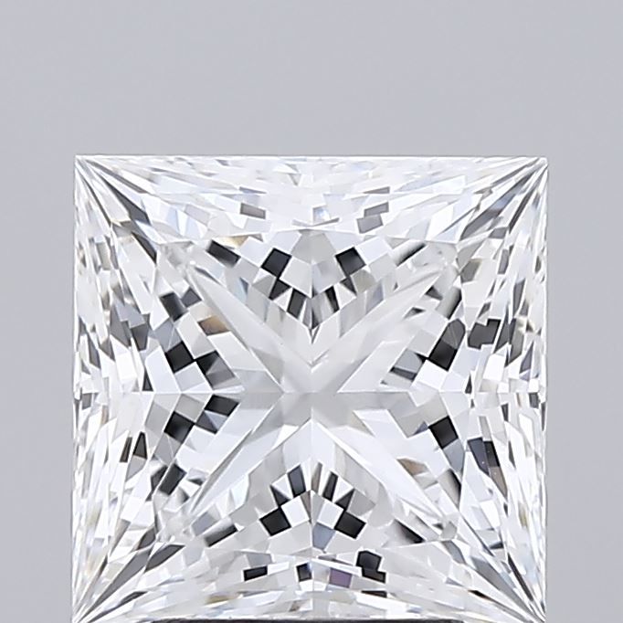3.18 ct. princess Lab Grown Diamond front image