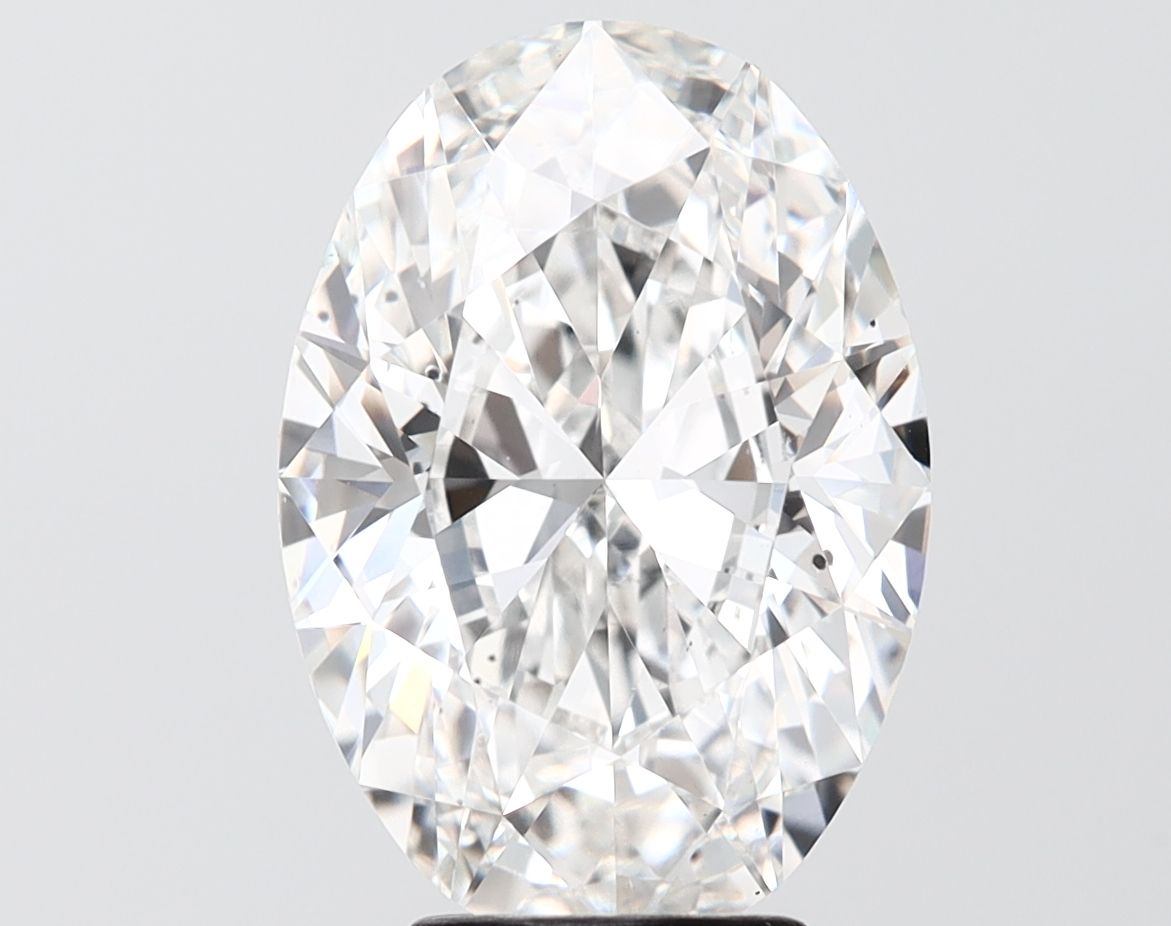 5.02 ct. oval Lab Grown Diamond front image
