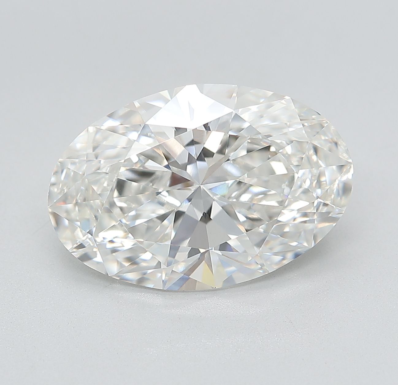 5.35 ct. oval Lab Grown Diamond front image