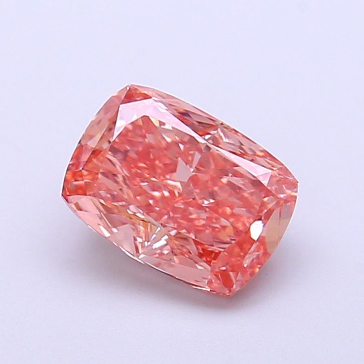 1.64 CT Fancy Intense Brown Pink CUSHION MODIFIED