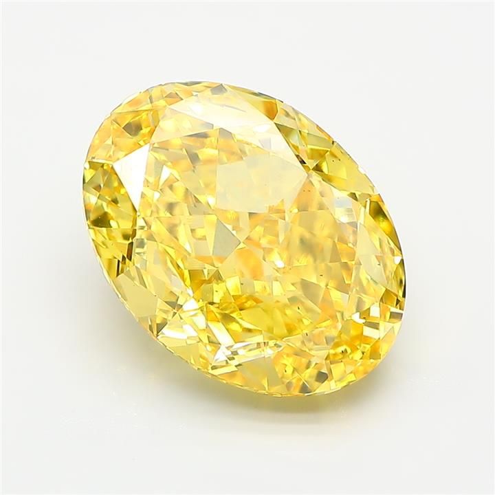 8.08 ct. oval Lab Grown Diamond front image
